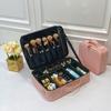 Nová dámská PU voděodolná kosmetická krabička Vysoká kvalita Přenosná kosmetická taška Velká kapacita PU Pouzdro na make-up