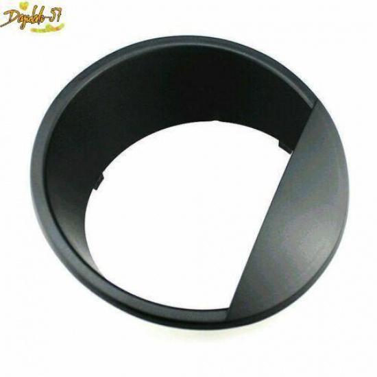 2PCS For 07-16 Jeep Wrangler JK Black Bezels Front Light Headlight Trim Cover