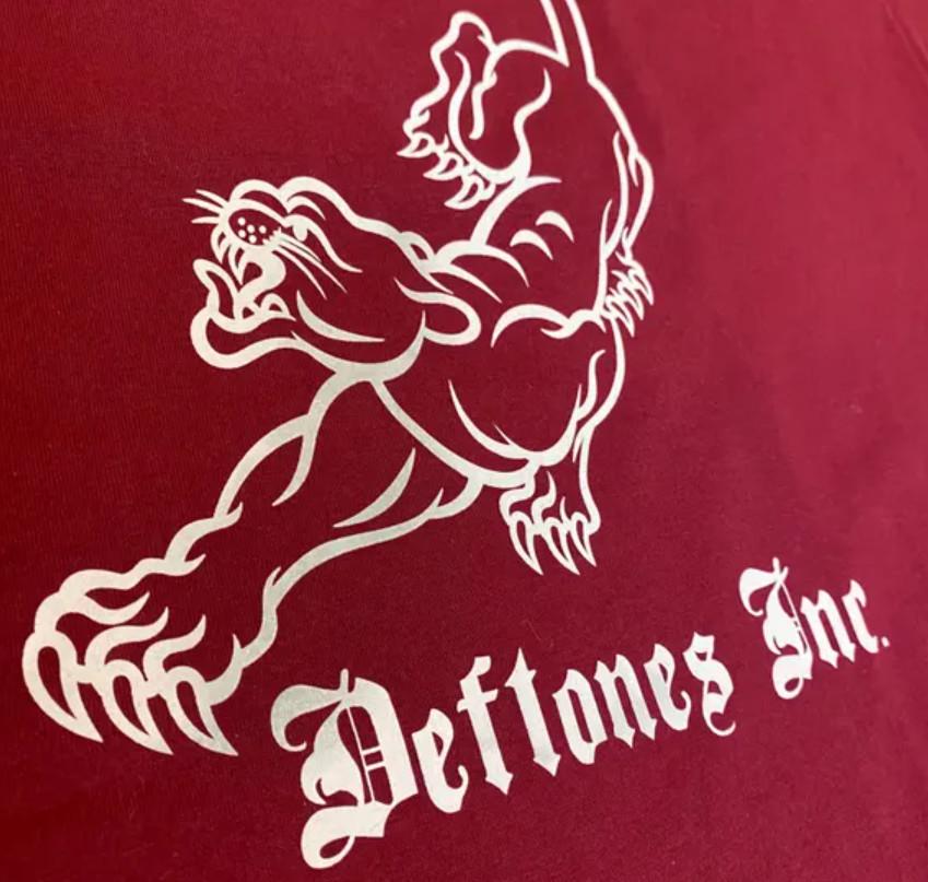 Винтажная футболка Deftones конца 90-х Красная S-234XL A401 Унисекс L