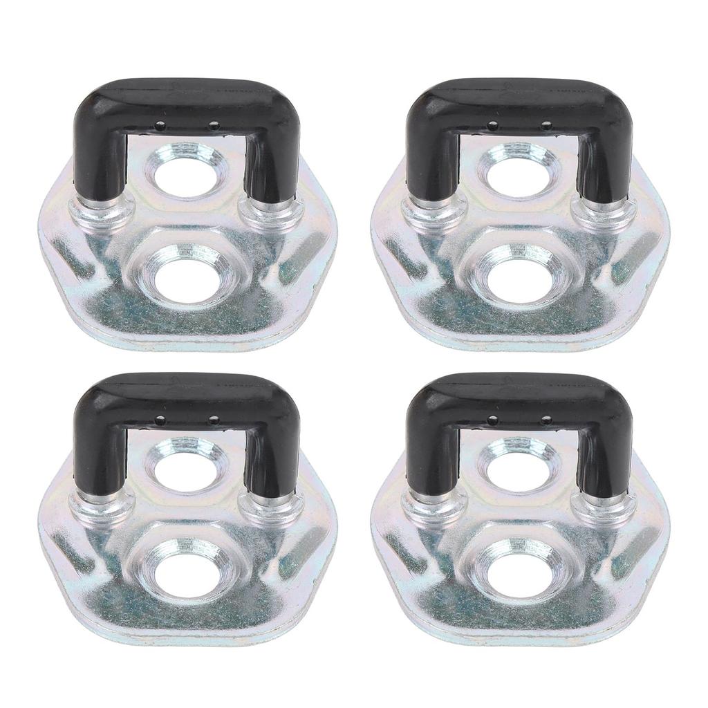 4 Pcs Metal Scratch Proof Door Lock Striker Plate Impact Resistant for Elgrand Skyline R32