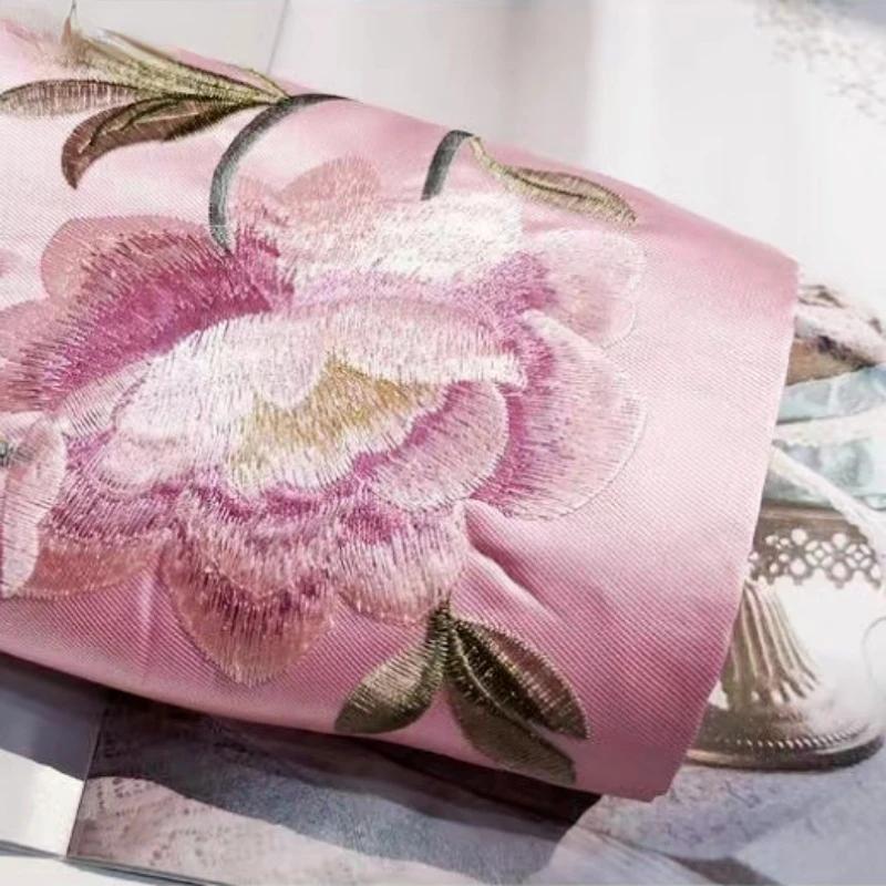 Damska Chińska Vintage Bluzka 4XL Luźna Damska Hanfu Góry Garnitur Tang Koszula Styl Narodowy Tradycyjny Elegancki Haft