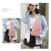 Breast bag Women's versatile lightweight casual fashion small bag Multi-compartment outdoor travel backpack Crossbody bag