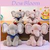 Cute Elephant Plush Toy With Soft Short Pile Fabric For Kids And Babies
