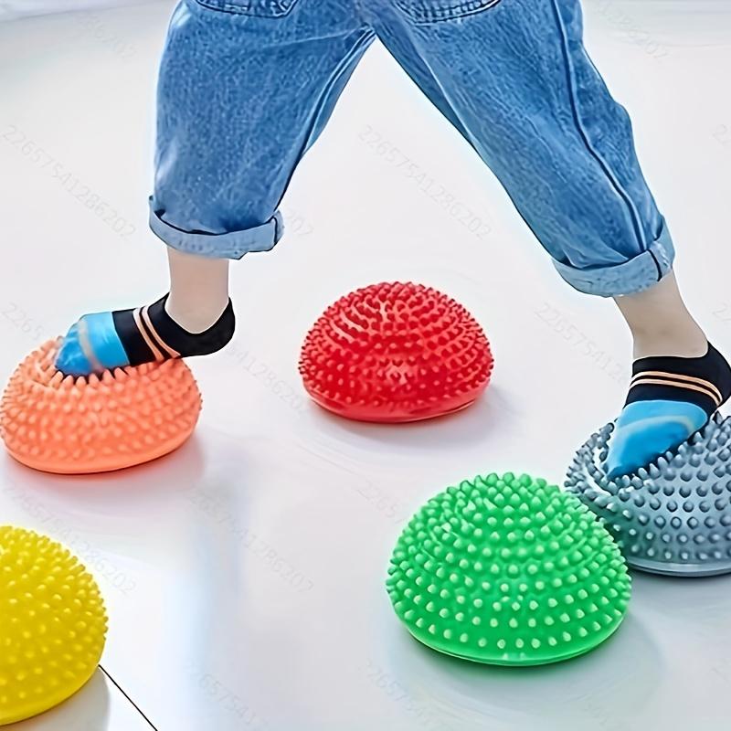1 Stück zufällige Farbe PVC Igel Balanceball, Fitnessball für den Fuß, Stabilitätstraining, Rumpfmuskulaturtraining und Flexibilitätstraining
