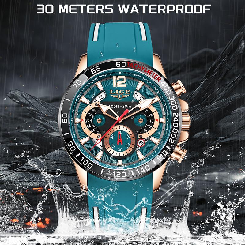New Outdoor Sports Men Watch Top Brand Luxury Military Waterproof Quartz Watches for Men Fashion Auto Date Chronograph Male