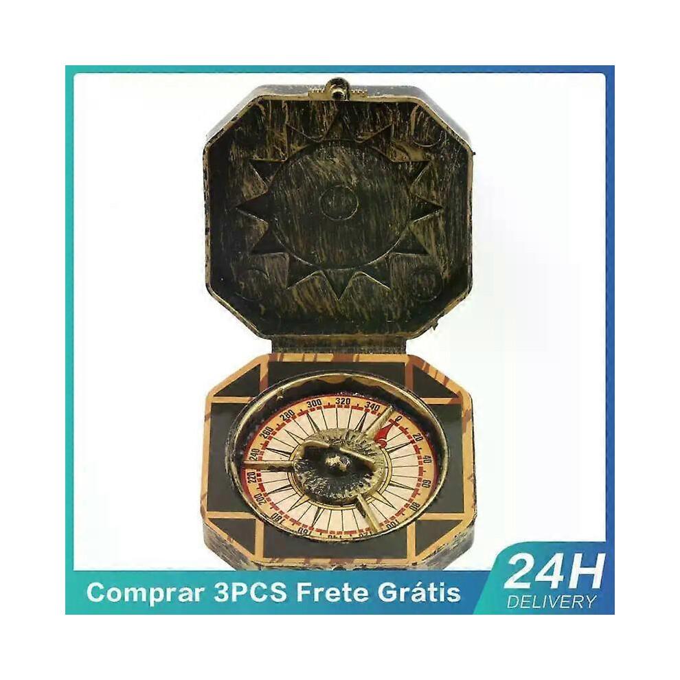 Brújula de Juguete Pirata Diseño Realista Brújula Pirata del Tesoro de Alta Calidad para Búsquedas del Tesoro Localizador de Dirección Más Vendido