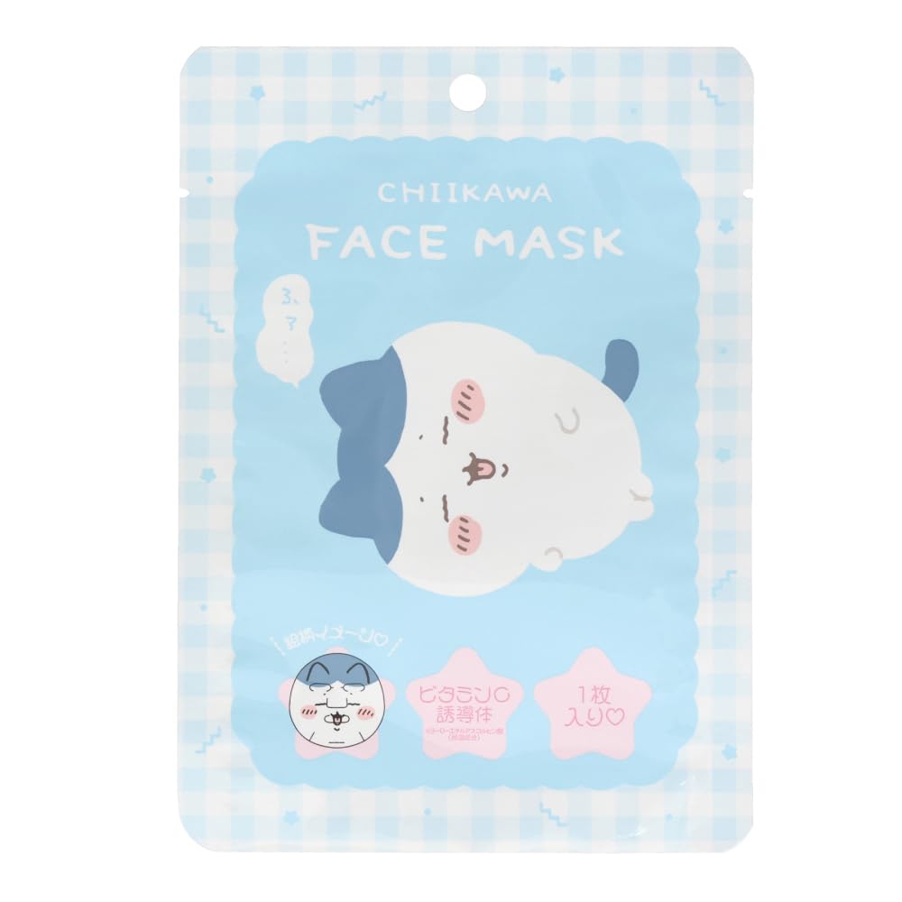 shobido Shobido Chikawa Face Mask 1 Piece Sheet Mask Pack CW46831 CW46832 CW46833 CW46834 <Chikawa/Hachiware/Rabbit/Momonga> (Hachiware)