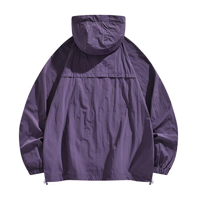 

2026 Multi-color Couple Style Ice Silk Sun Protection Clothing for Fishing L фіолетовий