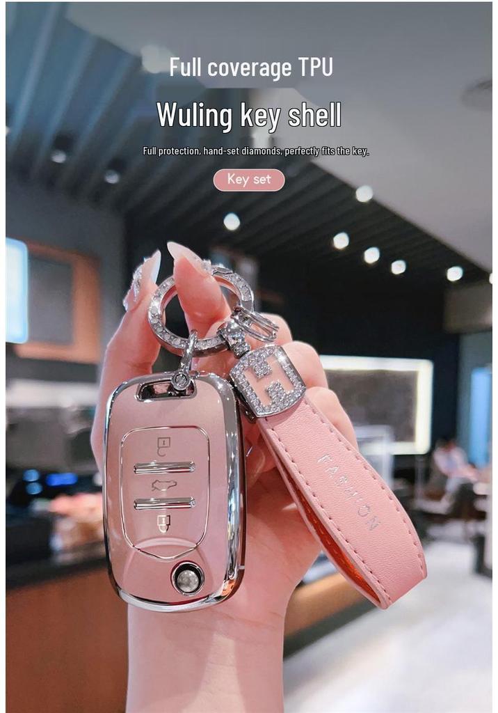 Wuling Hongguang Mini Macaron Key Case for Baojun Kaijie NanoEV