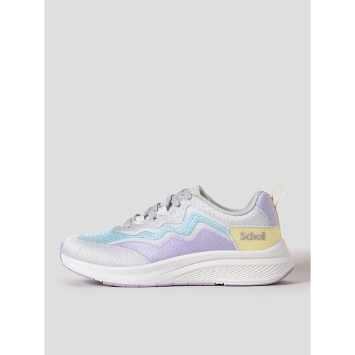 [Scholl] Lightweight Outsole Embroidered Sneakers Gray [HH54K2S143]