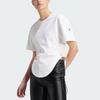 Adidas X Stella McCartney Sportswear T-shirt à ourlet incurvé Femme Hauts Blanc IT8271