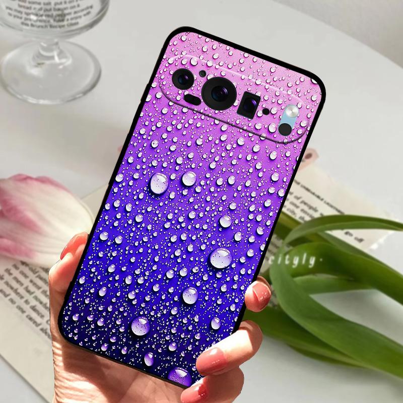 For Google Pixel 9 Pro Case Pixel9 Pro XL Cute Animal Soft Silicone TPU Phone Cover For Google Pixel 9 9a Bumper Fundas Luxury