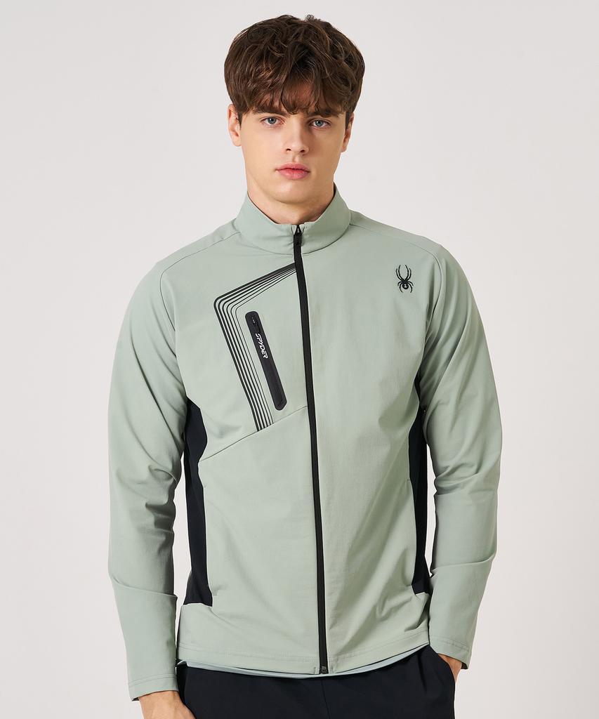 Spyder Men'S Performance Training Track Top Zip-Up Spkfcnft201Mlgn