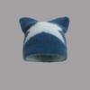Autumn and winter new five-pointed star star embroidery adult wool cap fashion sweet and spicy cat ears warm hat