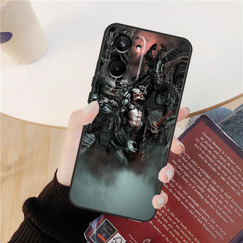 

Alien Vs Predator Case For Realme C61 C67 C53 C55 C75 C51 C21Y C25S GT 6 6T 5 GT7 Pro 10 11 12 13 14 Pro Plus Realme C31