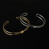 Youngglow Silver925 Knot Bangle Bracelet (2color)