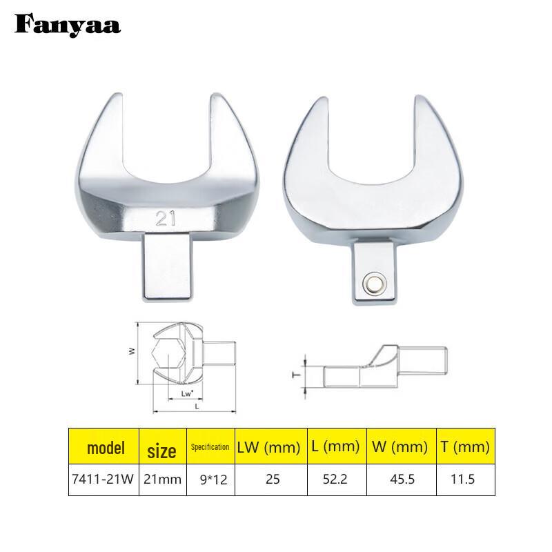 Clés dynamométriques Fanyaa Inserts à fourche