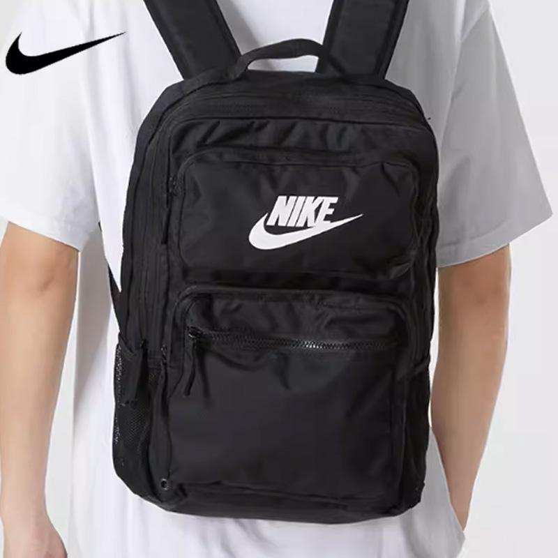 Nike Future Pro Backpack Zipper Closure Fabric Bag Unisex Backpacks Black BA6170-014