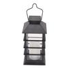 2Pcs Solar Hanging Lantern Candle Design LED Solar Outdoor Light Decor for Pathway Yard Lawn