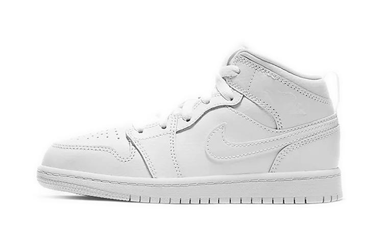 Jordan 1 Mid PS Triple White 2020 640734-126 31