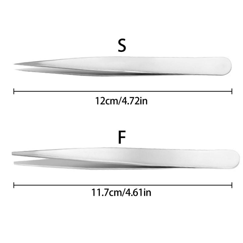 Industrial Stainless Steel Tweezers With Sharply Tip For Delicate Watch Component Handling And Crafting Assembly Tool