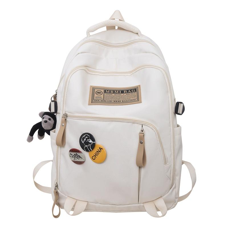 New Backpack Large Capacity Backpack High Junior High School Boys and Girls Schoolbag Versatile Leisure Bag