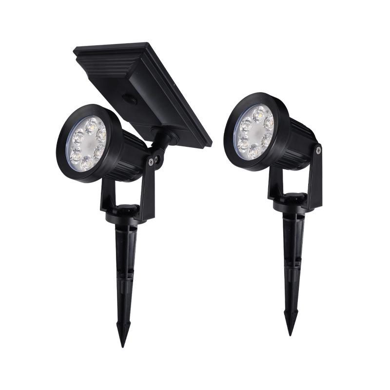 Waterproof Outdoor Solar LED Spotlights for Landscapes and Courtyards
