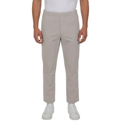 Zero Gewebte Hose Einfarbige Mittlere Taille Elastisch Lässige Herren Hosen KW9507