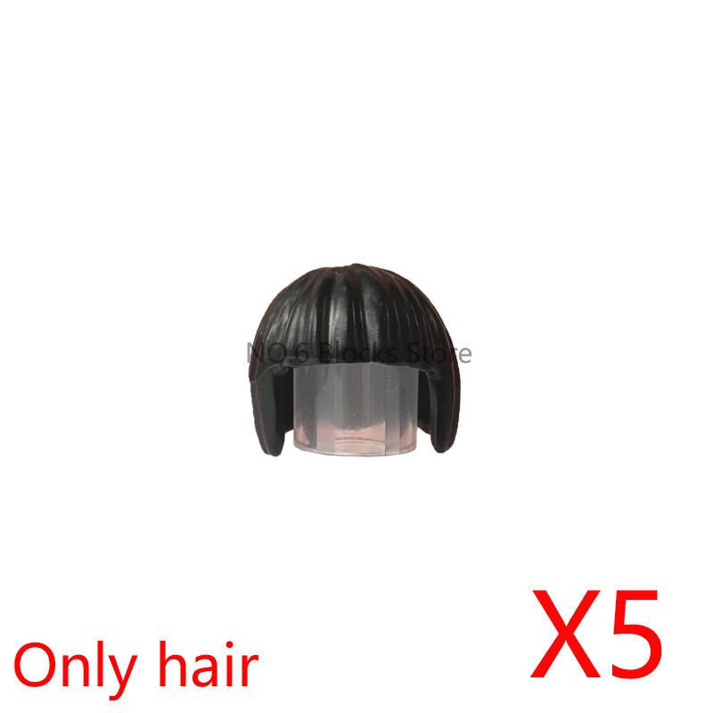 City Building Blocks Body Character Clothing Head Face DIY Parts Hair Expression Accessories Figure Headwear Helmet Bricks Toys