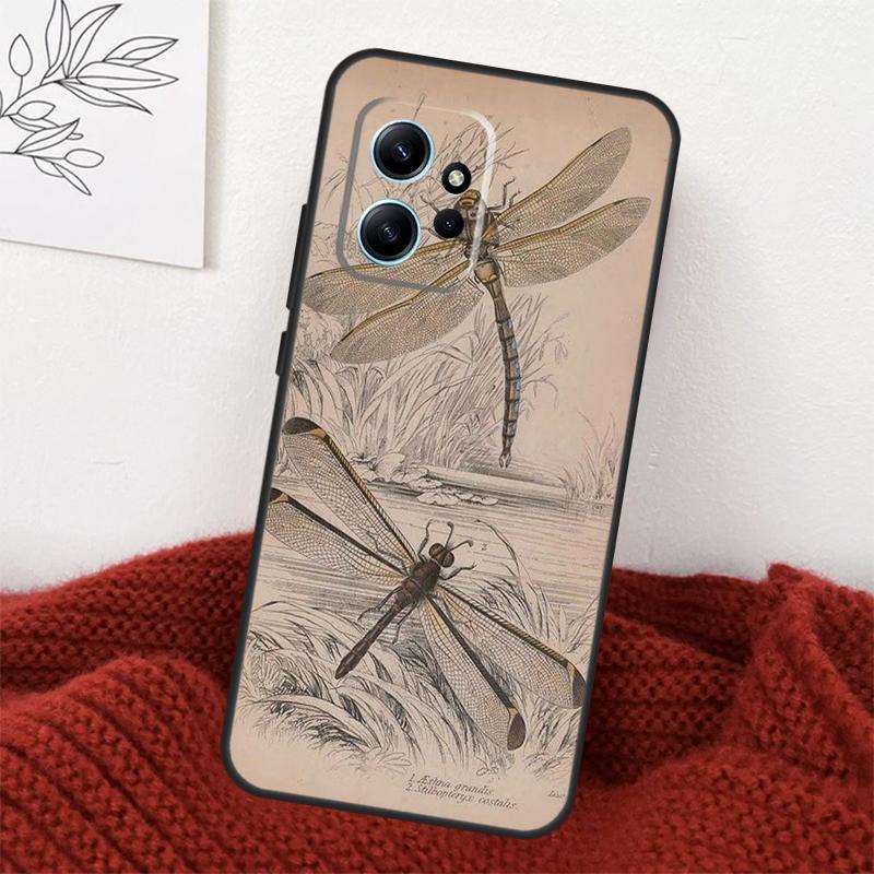 

Dragonfly Pattern Case For Xiaomi Redmi Note 14 10 11 12 13 15 Pro Plus Cover For Redmi 15 15C 13C 12C 10C 14C Redmi Note 10 4G