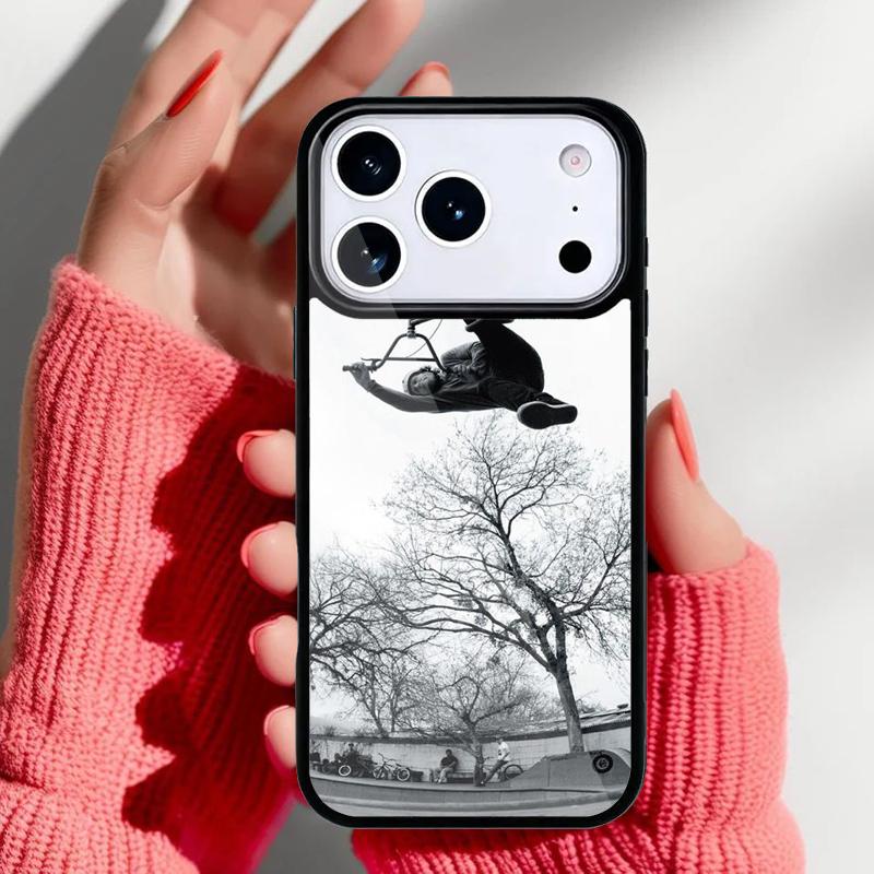 BMX Bike Extreme Sport Phone Case for iPhone 17 16 15 14 13 Pro Max Back Cover for 12 11 Pro Coque