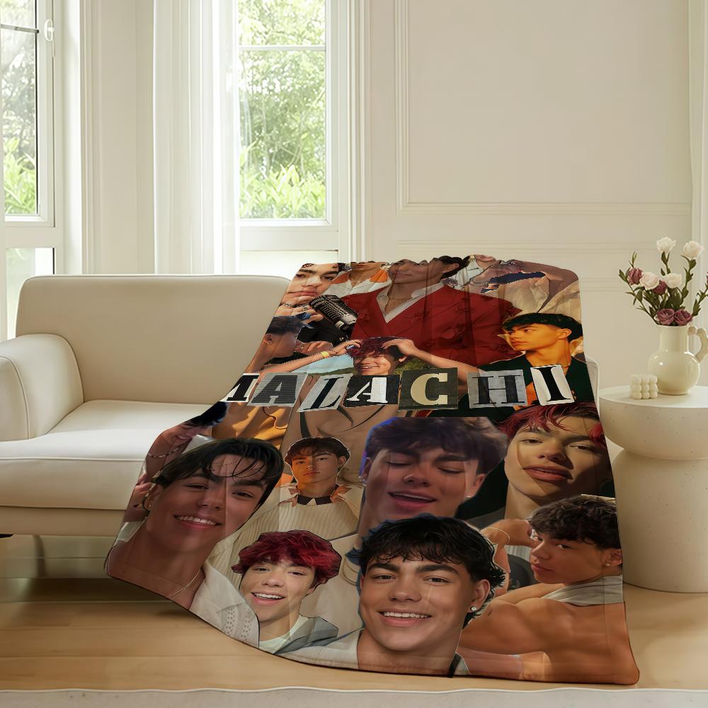 American actor Malachi Barton Blanket For Sofa Office Bed Plane Travel Sleep Read Relax Camping Soft And Warm