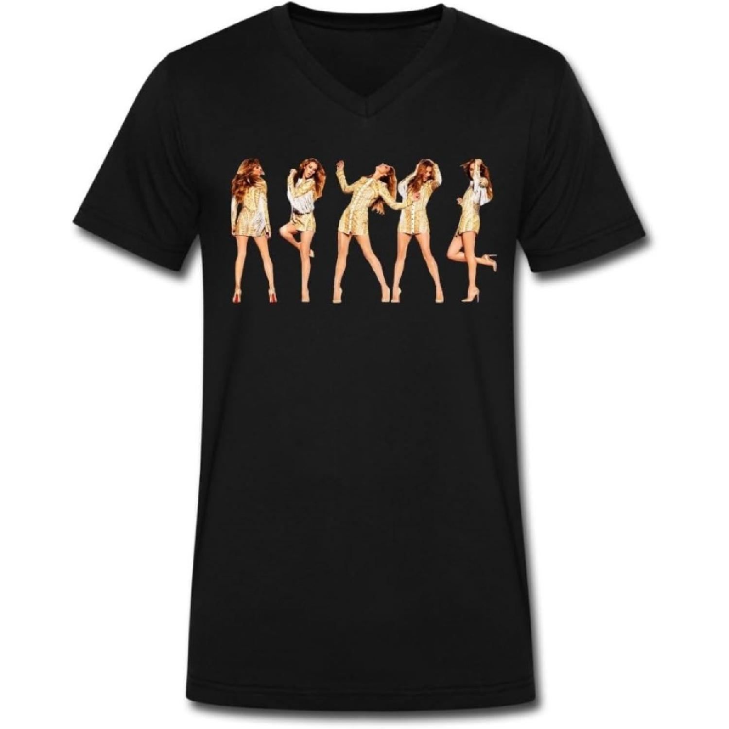 Мужская футболка GD Celine Dion 2016 с V-образным вырезом Черная S чёрный