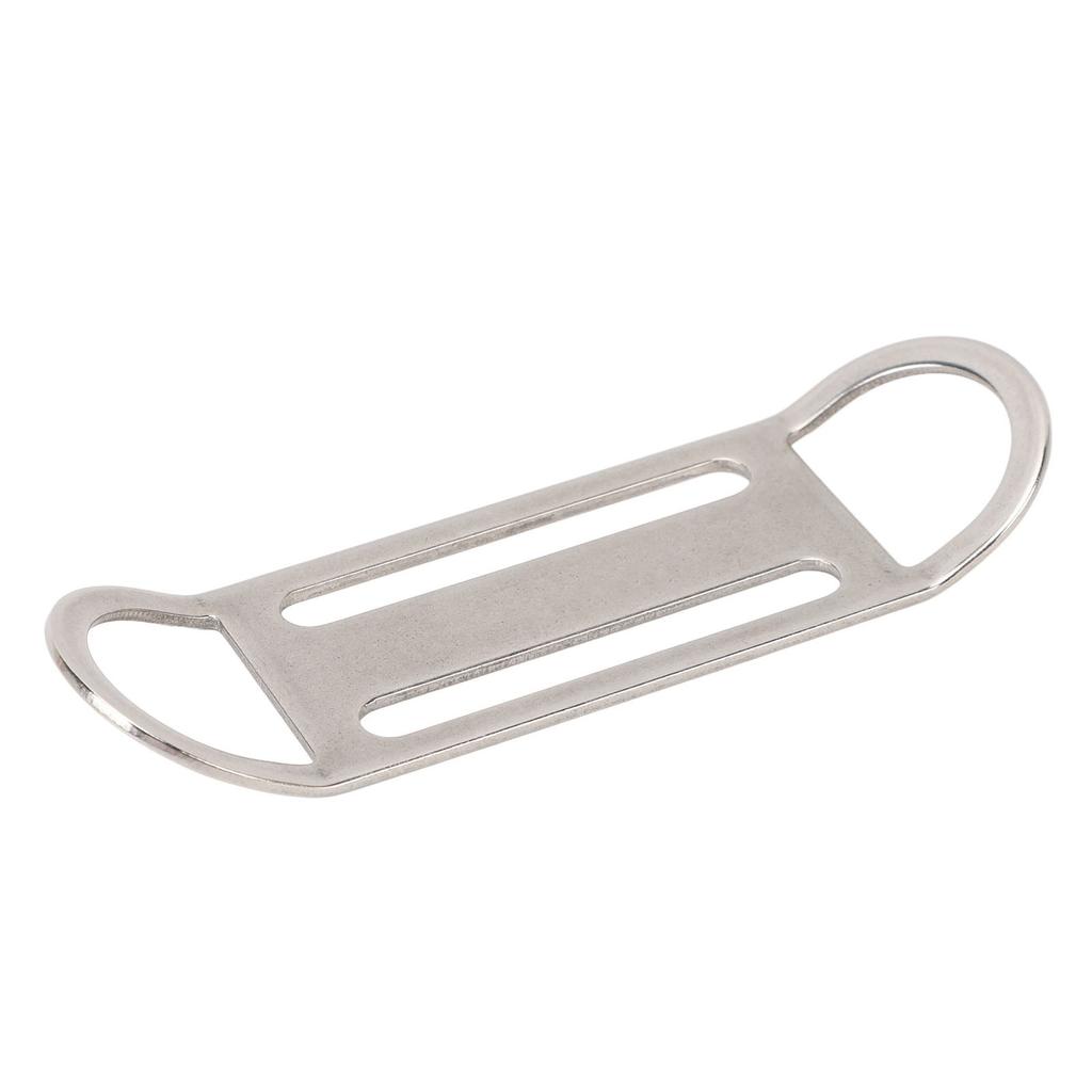 Diving Side Mount Bilateral D Ring Buckle 316 Stainless Steel Diving Webbing Strap Keeper Sidemount BCD Fixing Buckle for Scuba BCD Accessories