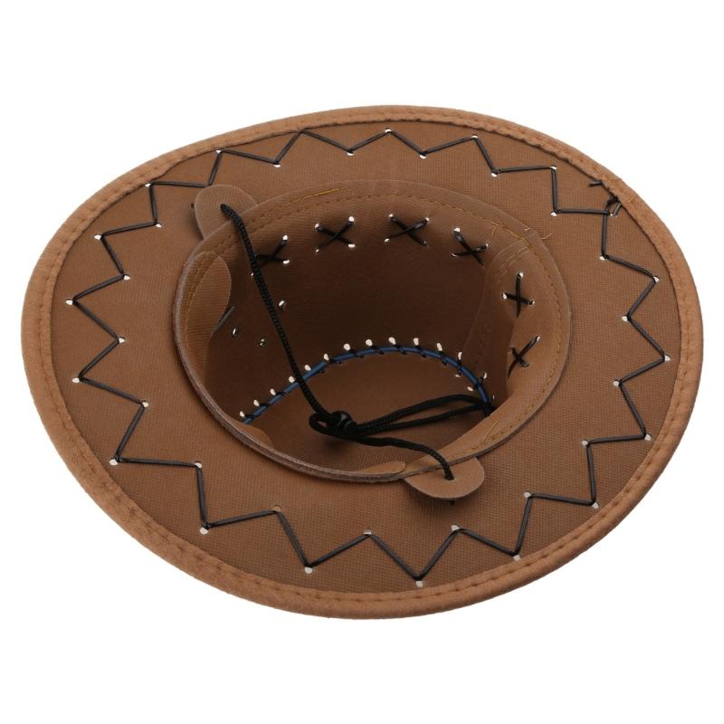 Fashion Simple Kids Cowboy Hat Western Child Cowgirl Hats Halloween & Birthday Costumes Accessories Holiday Decorations