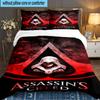 3PCS Assassin Bedding Set,Including 1pc Duvet Cover And 2pcs Pillowcases Perfect for Bedroom, Dormitory, Large size Fan Christmas gift
