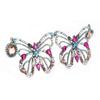 Butterfly Earrings Colorful Hollowed Insect Butterfly Drop Dangle Earrings for Women