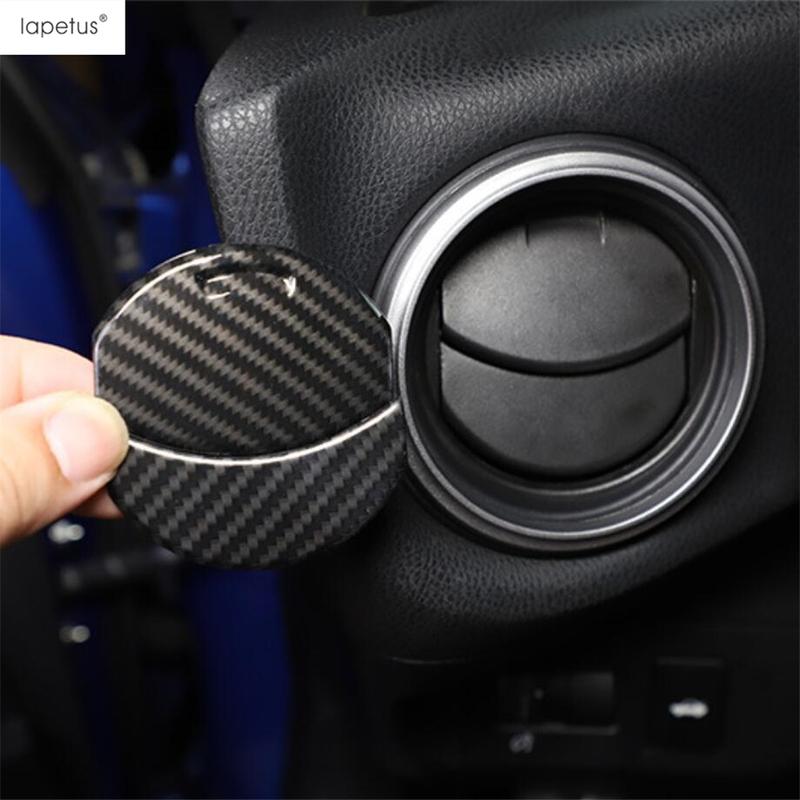 Carbon Fiber Accessories For Subaru BRZ / Toyota GT86 2013 -  Central Control Strip Gear Panel AC Air Handle Bowl Cover Trim