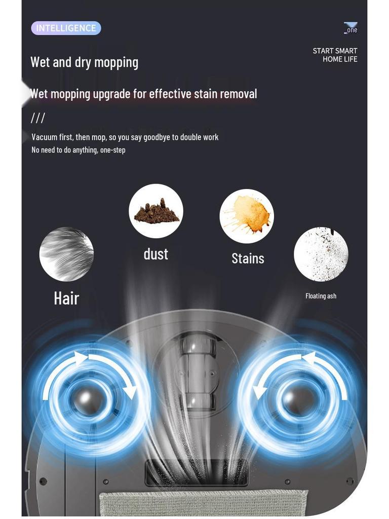 All-in-One Saugroboter: Kehren, Wischen und Saugen für den Hausgebrauch - Ideales kleines Haushaltsgerät als Geschenk