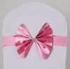 Hotel Chair Back Ribbon Bow Decoration for Weddings