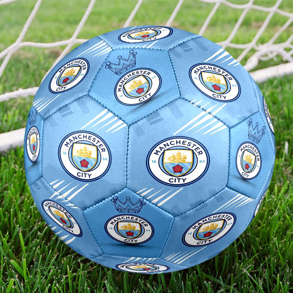 Love Manchester City Fc Size 5 Soccer Football Machine-Stitched Indoor/Outdoor Universal Football Sports Enthusiast Gifts