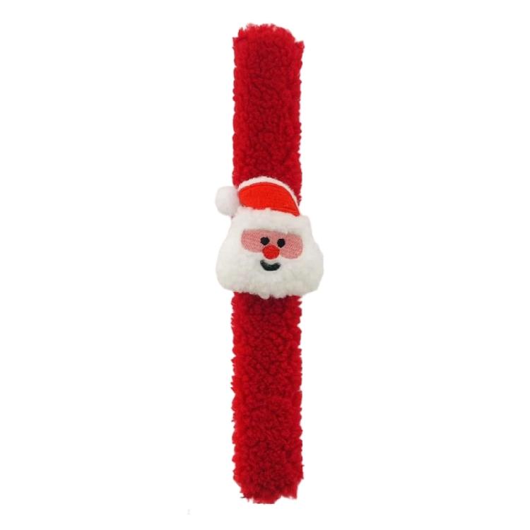 Christmas Character Costume Props Plush Snap On Wristband For Childrens School Event Safe Design