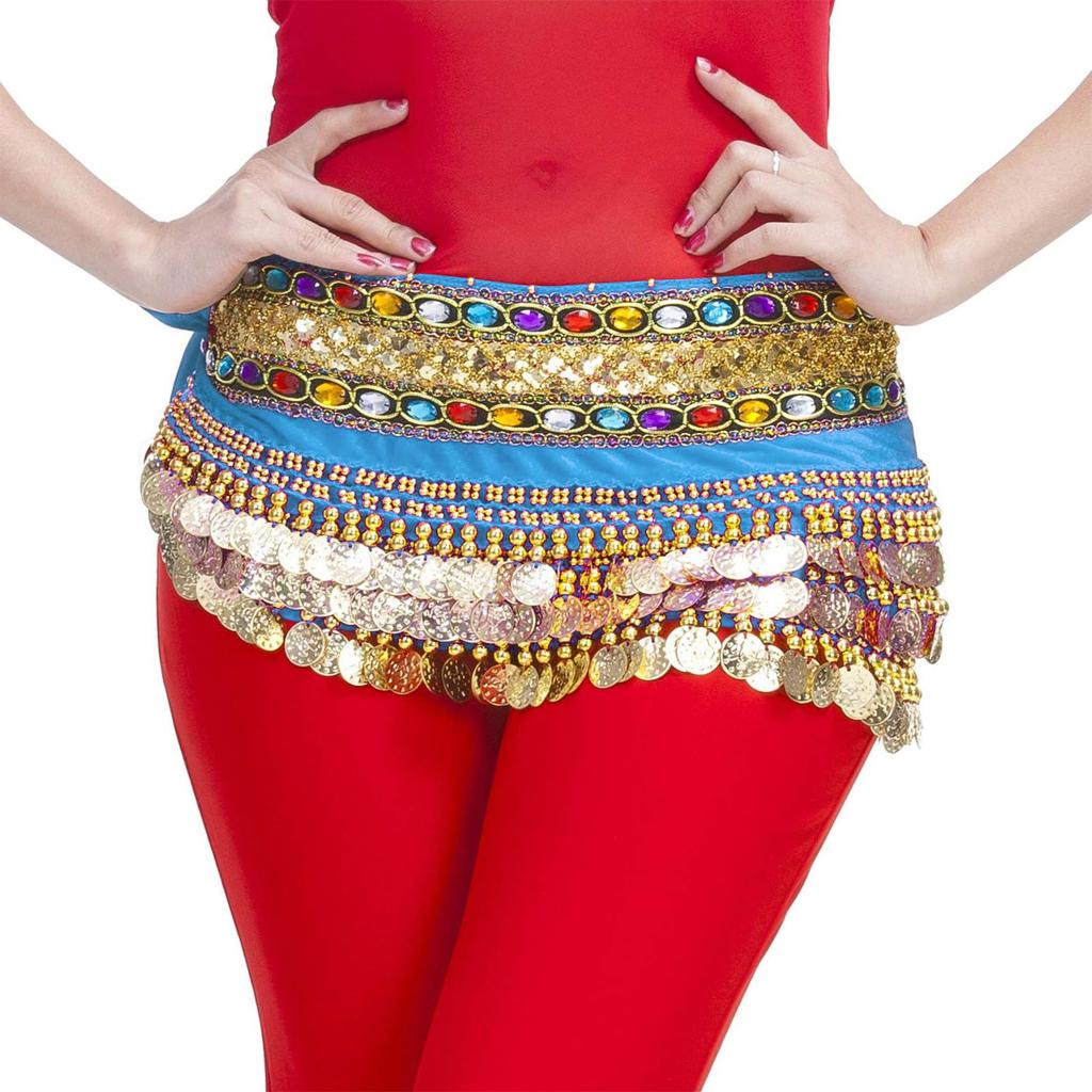 Ladies' Belly Dance Hip Scarf, Waist Chain Hip Scarf, Tassel Chiffon Performance Dress, Waist Scarf