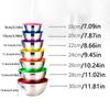 Prepping Mixing Bowls with Lids Stainless Steel Egg Whisking Pan Salad Bowl Set  Cooking Baking