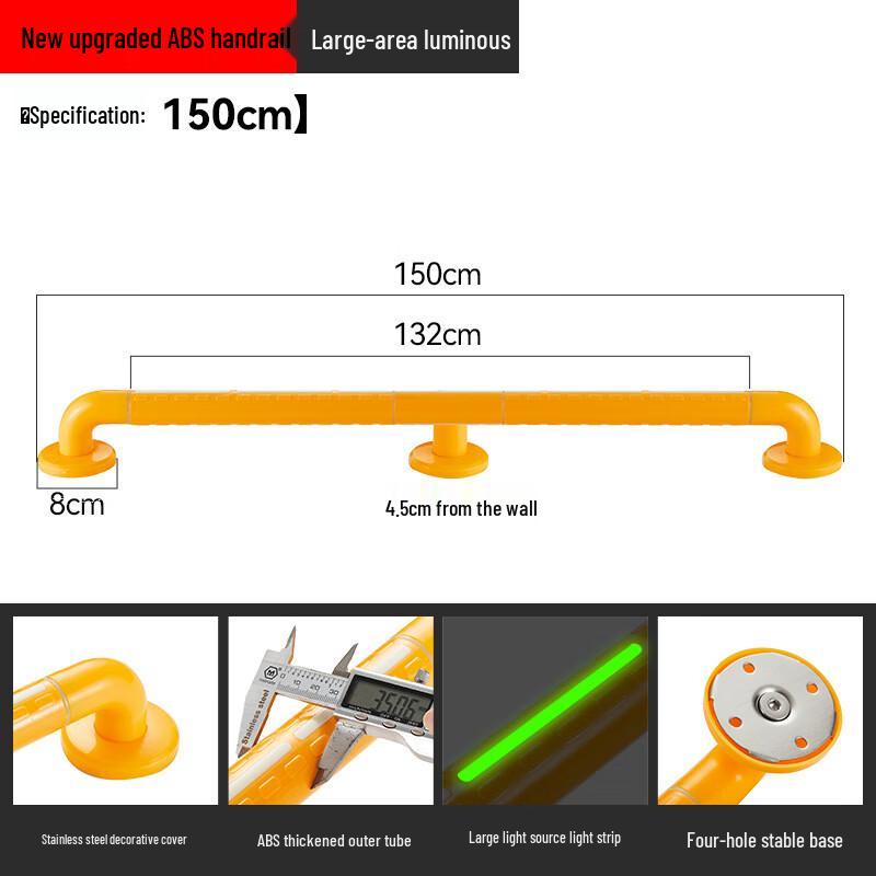 

Stainless Steel Bathroom Safety Grab Bar