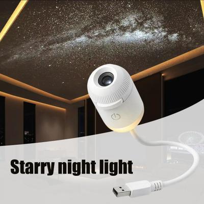 Yousheng 2-in-1 Sternenprojektor Nachtlicht mit Touch-Steuerung Einstellbare Helligkeit USB Tragbarer Sternenhimmel Projektor für Schlafzimmer Kinder Erwachsene