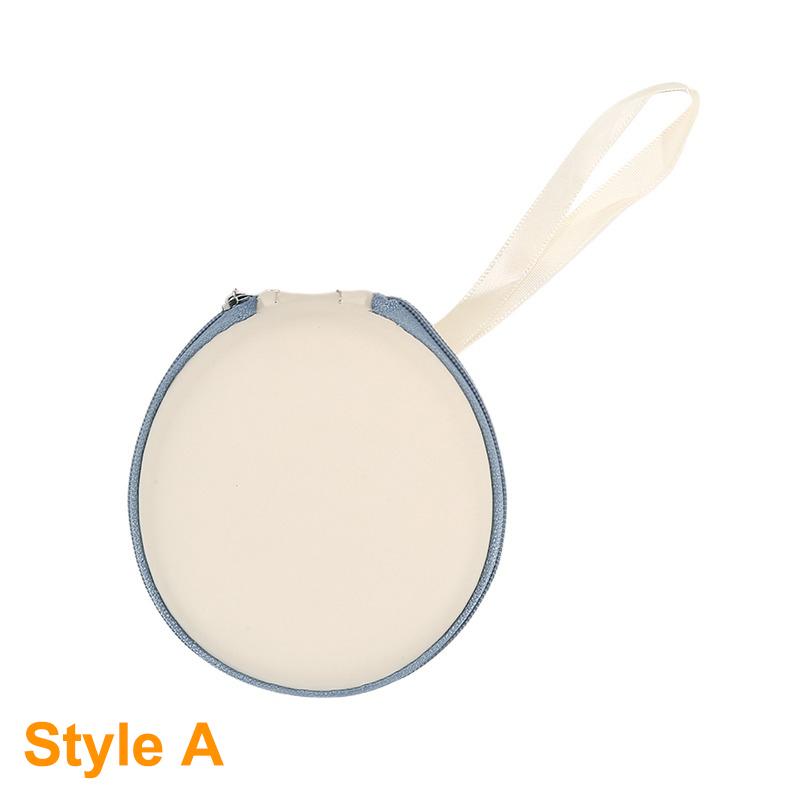 

Складной круглый чехол для хранения солнцезащитных очков, модный чехол для очков, портативная дорожная сумка для хранения кабелей, водонепроницаемый чехол для наушников