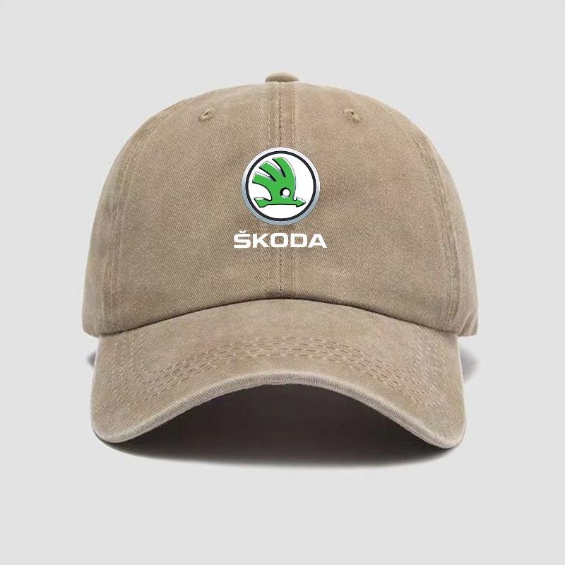 JKFB8 Cappellino da Baseball alla Moda con Visiera Cappello da Sole Unisex Regolabile Cappello Parasole Per Skoda Octavia 2 A5 A7 Superb Rapid Yeti Kodiaq Fabia