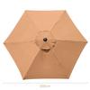 Parasols Cover with 6 Rib Easy To Clean & Not Fading for Beach Pool Market Table