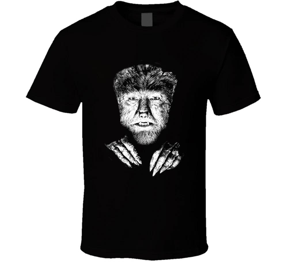 Wolfman Monster Horror Movie Scary Halloween Vector Funny T Shirt Tee Gift New 4XL